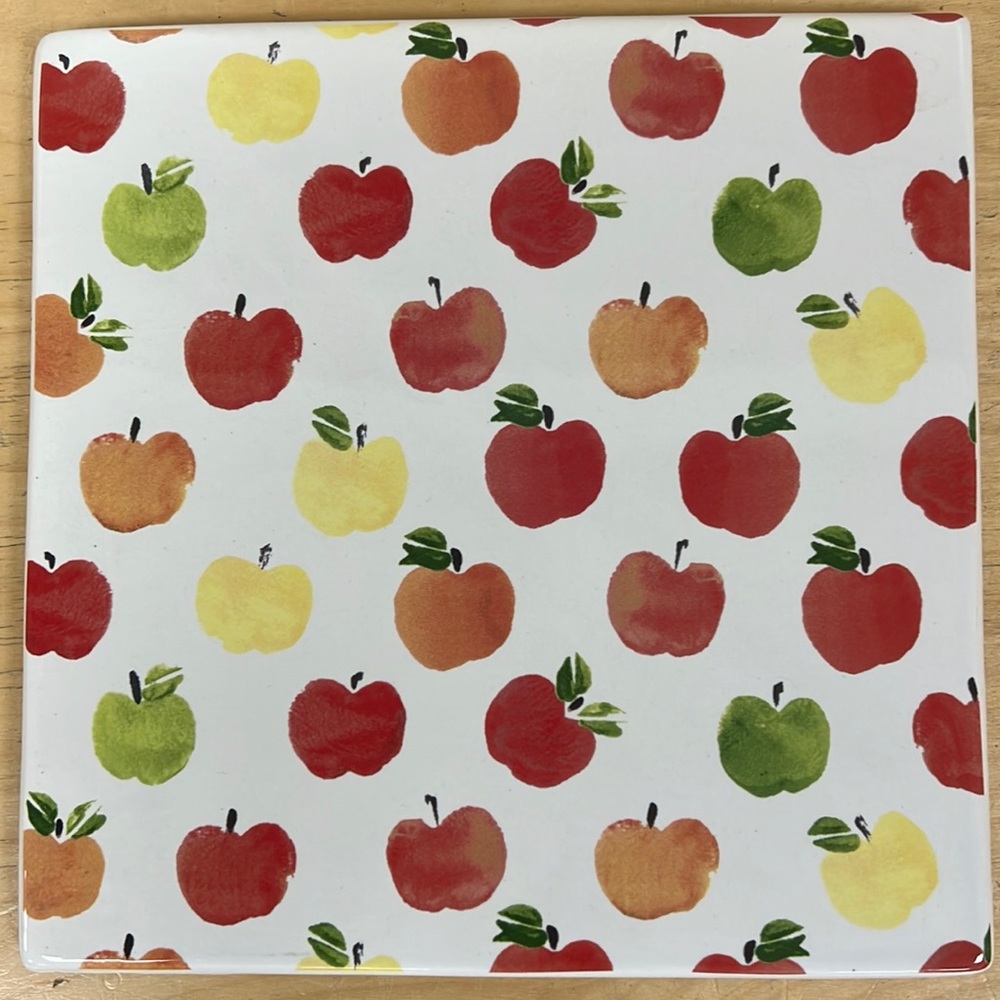 Crate and Barrel apple trivet